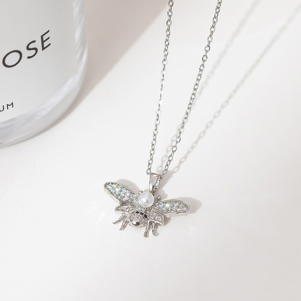 Wholesale Simple and Color Preserving Titanium Steel Women's Versatile Niche High End Exquisite Light Luxury Versatile Simple Necklace